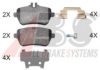 MERCE 0064207220 Brake Pad Set, disc brake